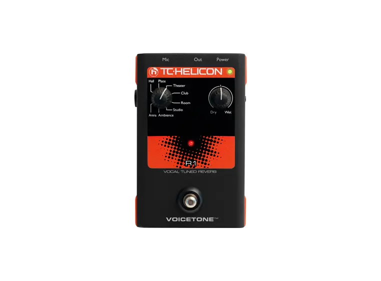 TC-Helicon VoiceTone R1 Vocal Tuned Reverb 